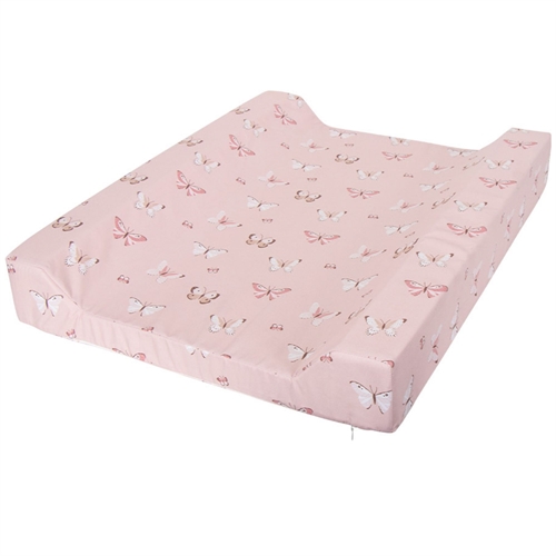 Skötbädd - Fjärilar - Lätt att rengöra - Nordstrand Home ljusrosa skötbädd för baby