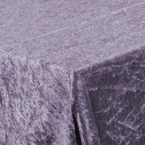 Velourduk - Lavendel - 3 meter - Krossad velour - Förpackning om 3 meter