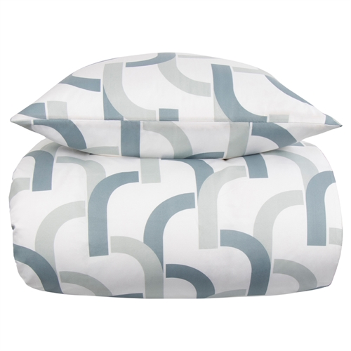 Sängkläder 140x220 cm - Clips grönt bäddset - In Style sängkläder i mikrofiber