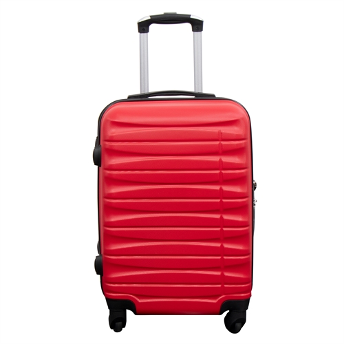 Kabinväska - Hardcase - Röd resväska i handbagagestorlek erbjudande