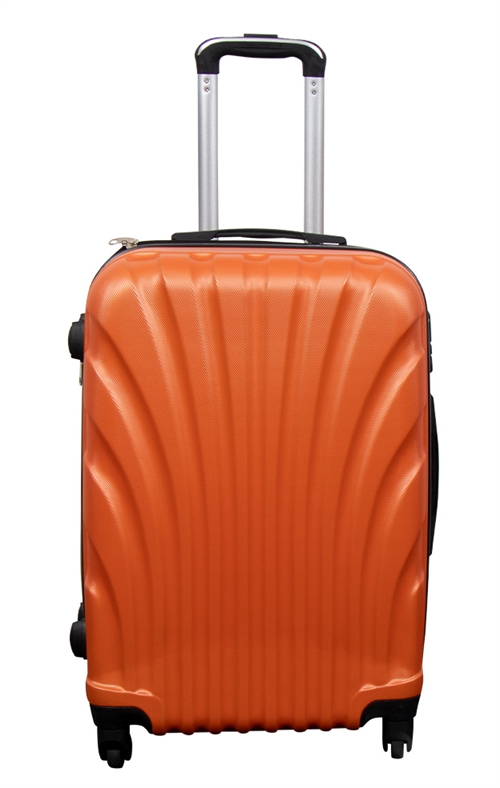 Resväska - Hardcase resväska - Storlek: Medium - Orange mussla - Exklusiv resväska