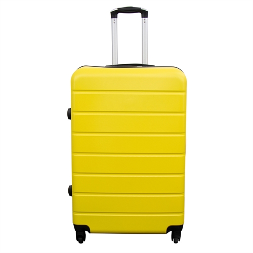 Stor resväska - Gul - Hardcase erbjudanden på resväskor - Lättvikt resväska