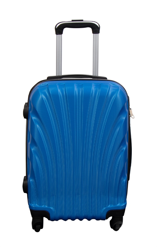 Kabinväska - Mussla blå - Hård koffert - Exklusiv reseväska