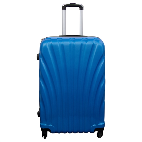 Stor resväska - Musselblå - Hardcase resväska - Exklusiv resväska