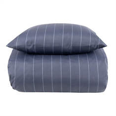Sänglinne - Polycotton - Blå ränder