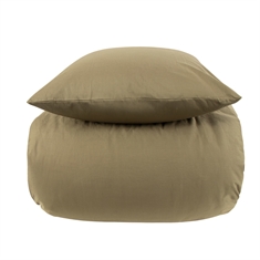 Stonewashed sängkläder - 100% enzymtvättad bomull - Firm green - Nordstrand Home bäddset