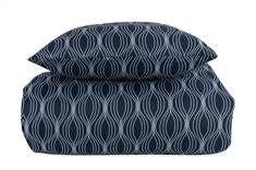 Påslakanset till dubbeltäcke - IN Style - Wave blue - Microfiber - 200x220 cm