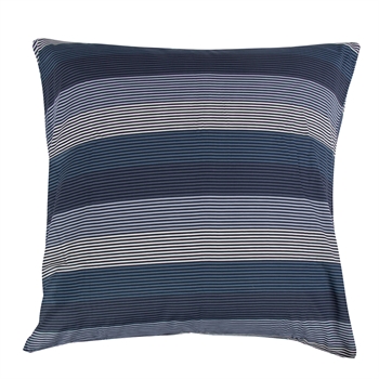 Örngott 60x63 cm - 100% mjuk bomullssatin - Big Stripes Blue - By Night