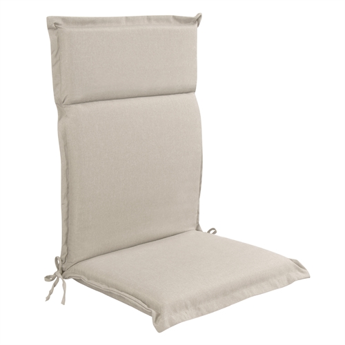 Lyxig trädgårdsdyna för positionsstol med hög rygg - Beige dyna med lyxig komfort - Nordstrand Home