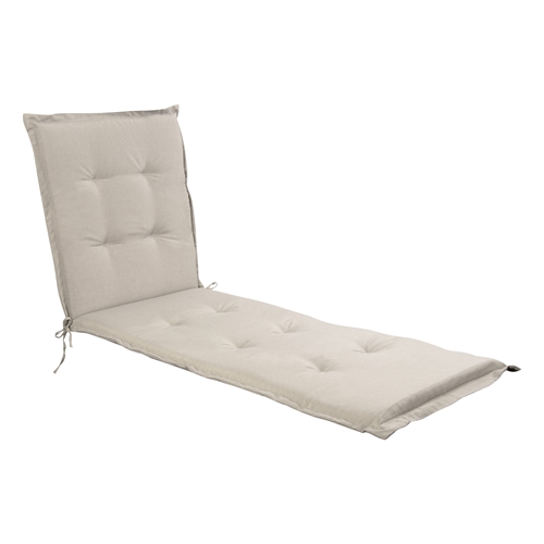 Lyxig dyna till solsäng - Beige - Höjd 7 cm - Trädgårdsdynor till solsäng och solstol - Nordstrand Home