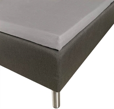 Kuvertlakan - 100% Bomullssatin - Vit - 90x200x8 cm