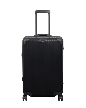 Aluminiumväska - Svart - Mellan - Lyxig resväska med TSA-lås