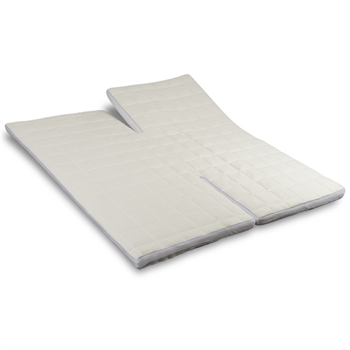Bäddmadrass med h-split - 160x210 cm 5 cm hög - Advance Memory skum - Zen Sleep - Ergonomisk bäddmadrass
