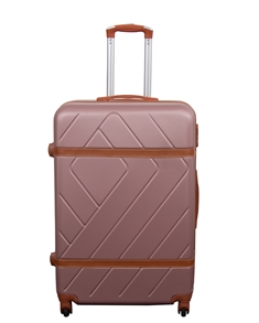 Stor resväska - Retro rosa - Hardcase resväska - Smart reseväska