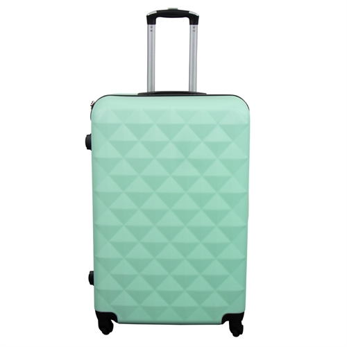 Stor resväska - Diamant turkos - Hardcase resväska - Smart resväska