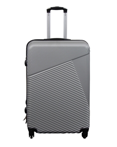 Stor resväska - Silver lines - Hardcase resväska - Smart reseväska