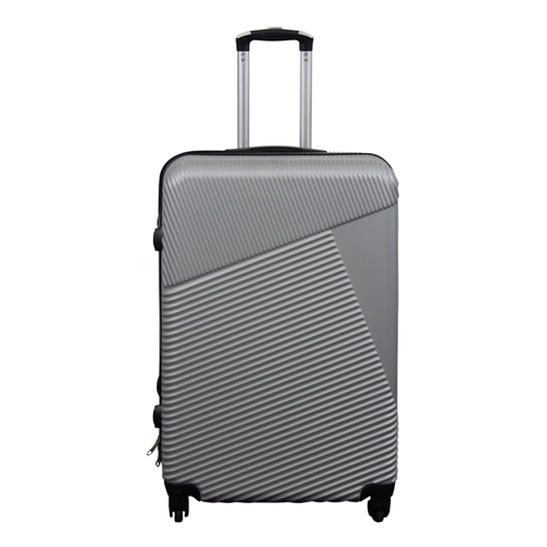 Erbjudanden på resväskor - Hardcase - Storlek Medium - Silver lines - Smart resväska
