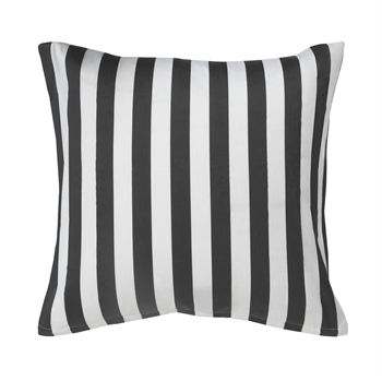 Örngott - Nordic Stripe mörkgrå - 100% bomullssatin - 60x63cm