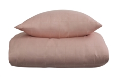 Jacquard vävda sängkläder - 200x220 cm - Check Rose - 100% bomullssatin