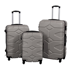 Resväska - Hardcase resväska - Military silver - Lättviktsresväska