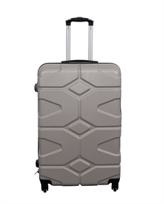 Stor resväska - Military grå - Hardcase resväska - Smart reseväska