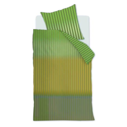 Randigt sengetyg 140x200 cm - Sängset i 100% mjuk musselinbomull - Striped Sand - Riviéra Maison sängkläder