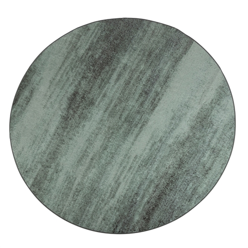 Runt matta - Golvmatta Ø 160 cm - Lös matta med halkfri baksida - Grön matta med stonewashed effekt - Mjuk golvmatta från Nordstrand Home Kristina