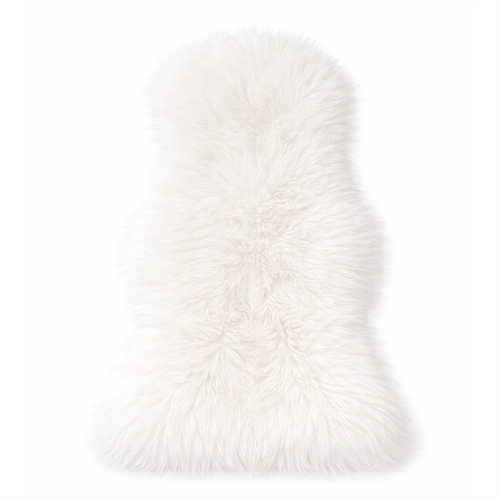 Lammskinn - 60x90 cm - Vit - Imiterat lammskinn till stol