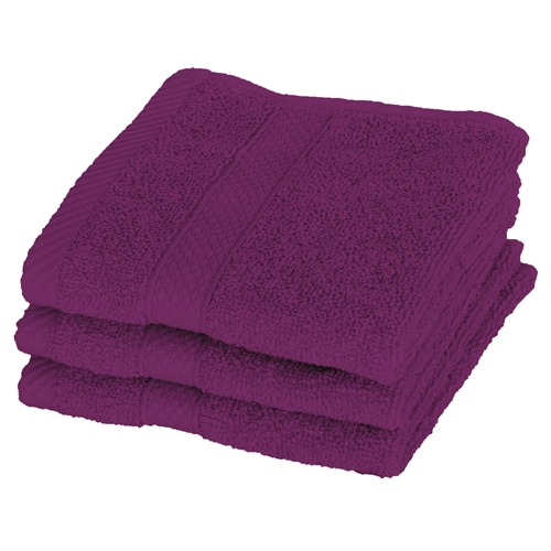 Tvättlapp - 30x30 cm - Diamant - Lila - 100% Bomull - Mjuka tvättlappar från Egeria