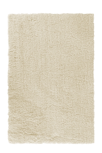 Matta - 200x300 cm - Krossat vit - Långt lugg matta från Nordstrand Home