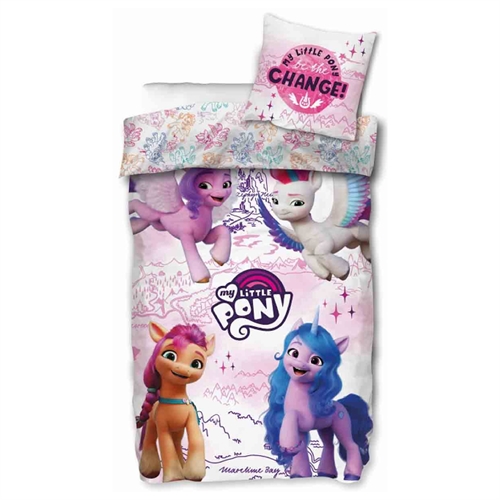 Peppa Gris Sengetøy - 140x200 cm - 100% bomull