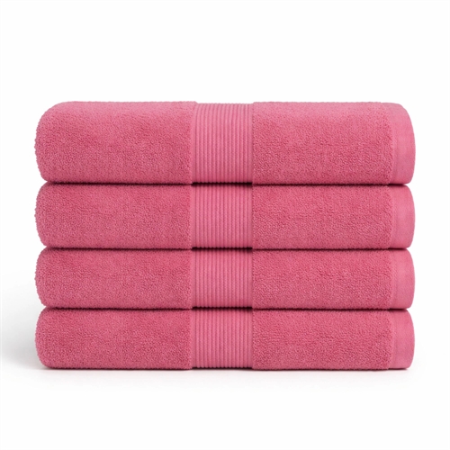 Bomullshandduk - 100% bomull - Badhandduk 70x140 cm - Rosa