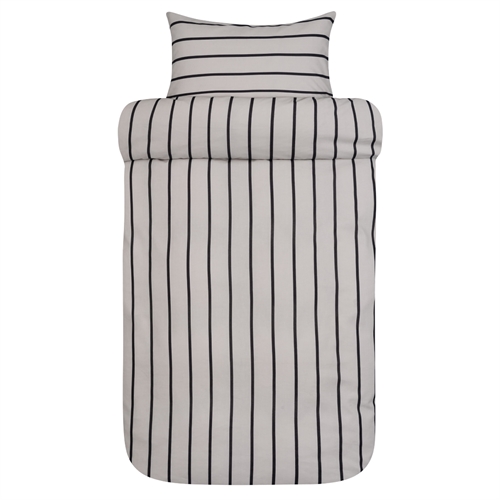 Sängkläder för dubbeltäcke - 100% extra fin bomull 200x220 cm bäddset Høie Odin svart