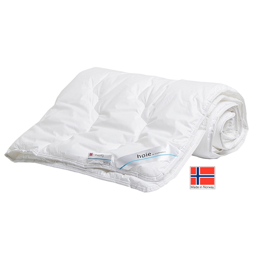 Høie Optimal fibertäcke - Helårs-värme - 150x210 cm - Fuktabsorberande med CLIMA-FILL kanalfibrer