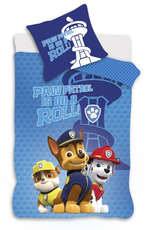 Paw Patrol påslakanset - 100x140 cm - Junior sängkläder - Paw Patrol Is on a roll