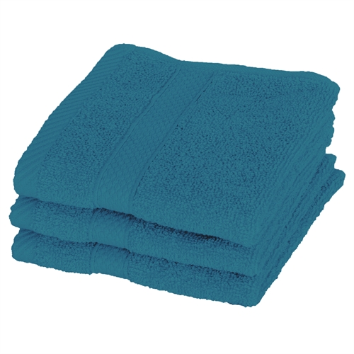 Tvättlapp - 30x30 cm - Diamant - Petrol - 100% bomull - Mjuka tvättlappar från Egeria