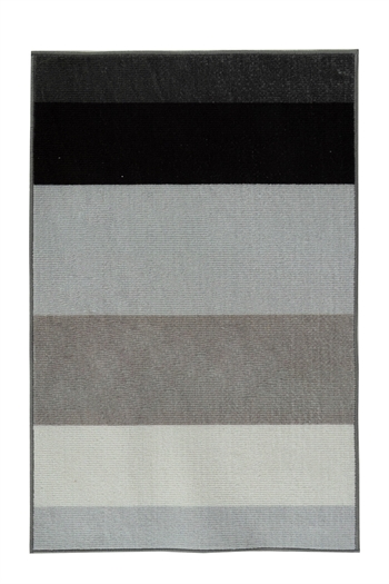 Matta - 160x230 cm - Randig matta med halkfri baksida - Lös matta från Nordstrand Home Rosa