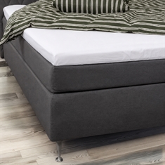 Bambulakan - Formsytt lakan 90x200x8 cm - Vit - 100% naturlig bambu - Lakan för bäddmadrass