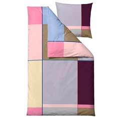 Sängkläder - 100% bomullssatin - Södahl Colour Block - Lila