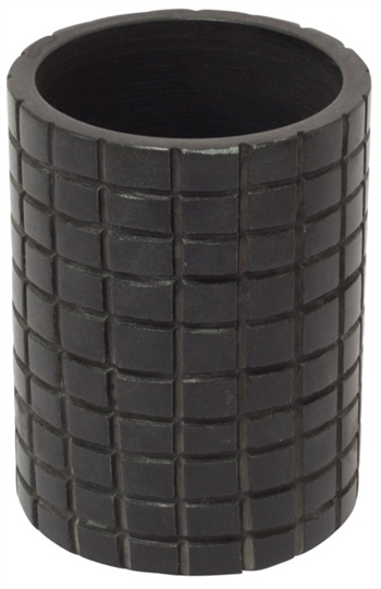 1 Blå keramikvas cylinderformad
