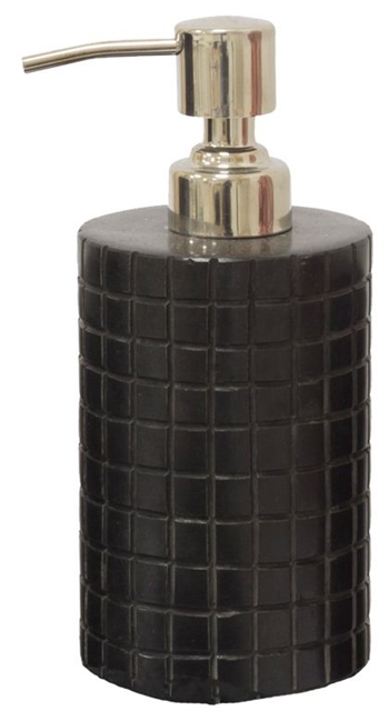 1 Blå keramikvas cylinderformad