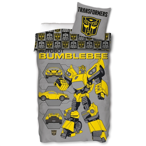 Transformers Sängkläder 150x210 cm - Bumblebee - Täcke i 100% bomull