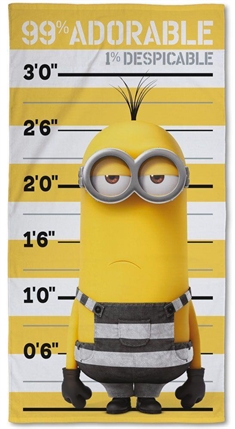 Badlakan - Minions - 70x140cm - Härlig kvalitet 