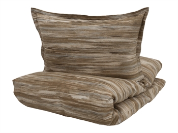 Turiform sängkläder - 140x220 cm - Yara Rustbrun - Sängkläder 100% bomull satin - Bäddset