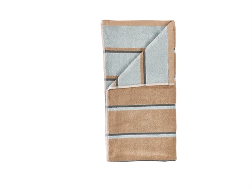 Brun handduk - 50x100 cm - Zone Denmark