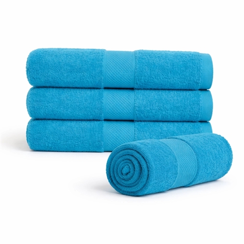 Bomullshandduk - 100% bomull - 50x100 cm - Diamant - Petrol