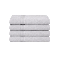 Bambu handduk - 50x100 cm - Ljusgrå - Bambu/bomull - Frotté handduk från Excellent By Borg