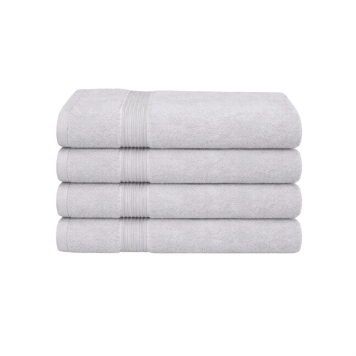 Bambu handduk - 50x100 cm - Ljusgrå - Bambu/bomull - Frotté handduk från Excellent By Borg