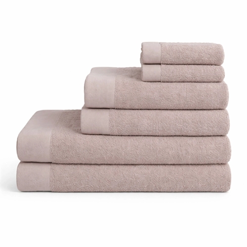 Bomullshanddukar - 100% bomull - 6-pack - Vallmo - Rosa