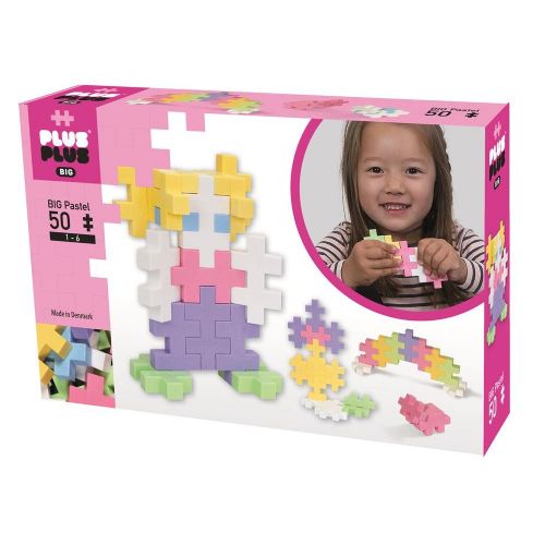 Køb Plus-Plus BIG Pastel Mix - 50 pcs. billigt på HOME-TEX!